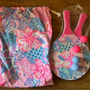 Lilly Pulitzer Paddle Ball Set